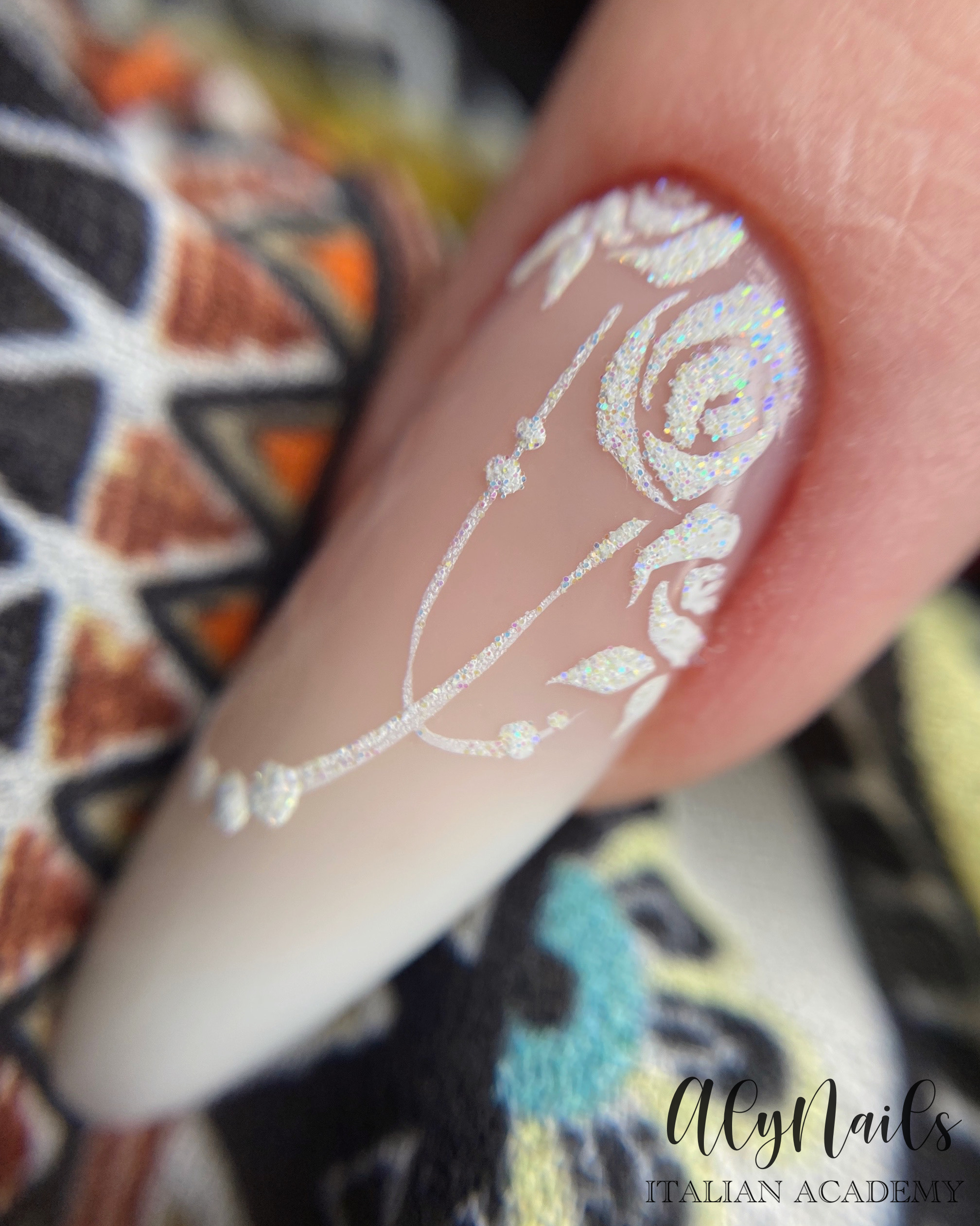 Baroque Style Nails | Italian Vibes Nail Design
