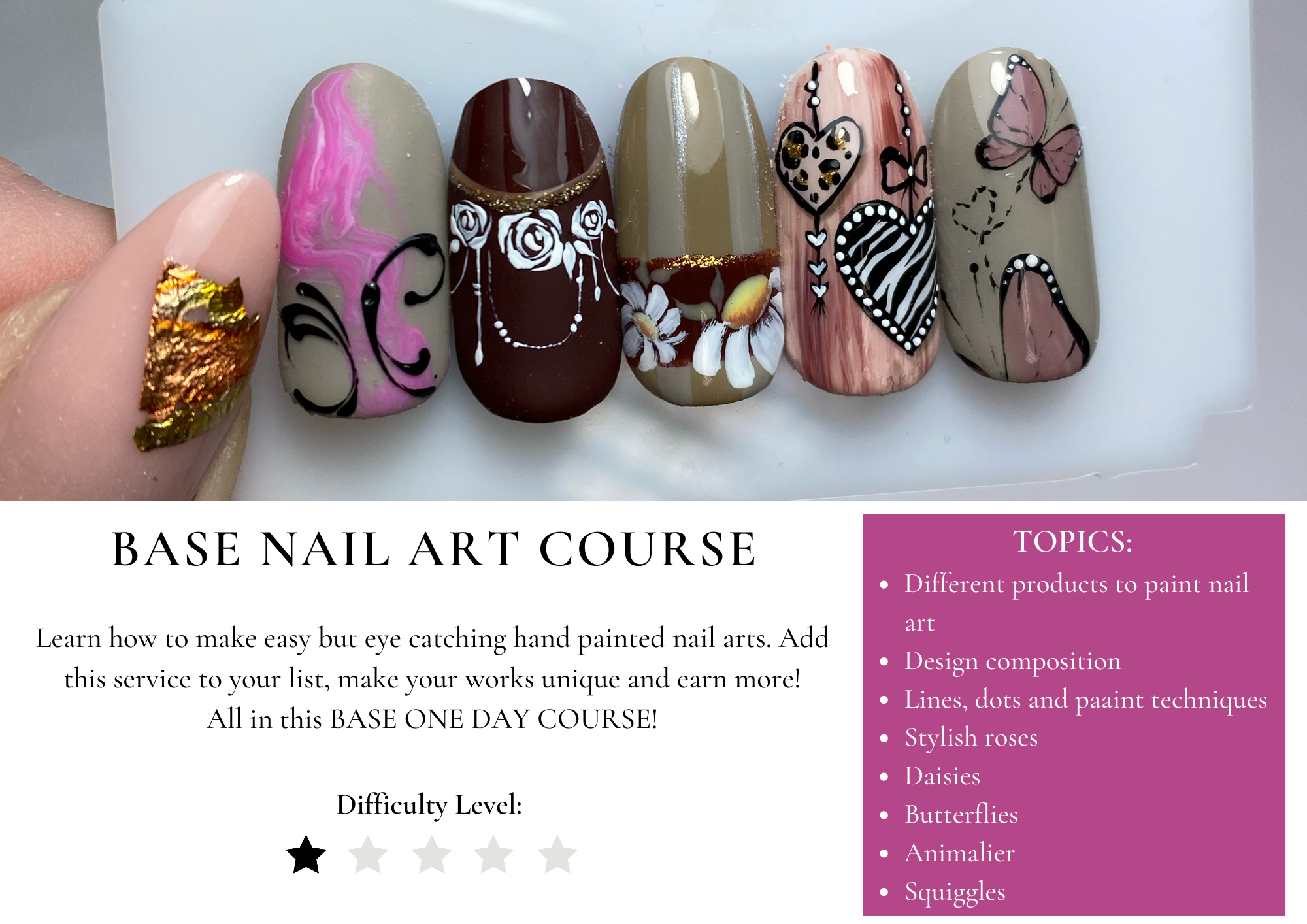 Our Courses - Divine Academy Nail Art Academy