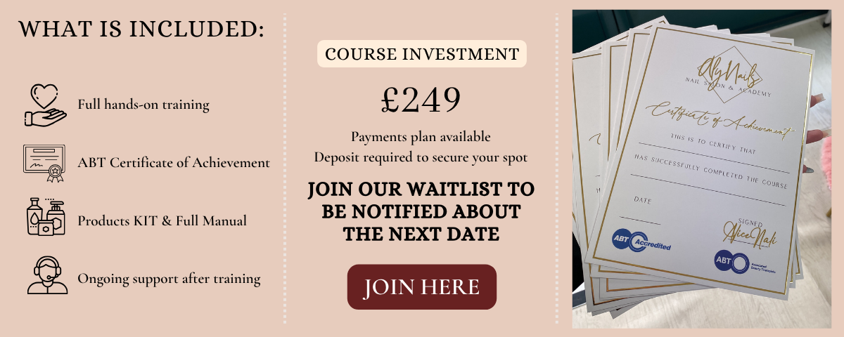 BIAB and Russian manicure course in london
