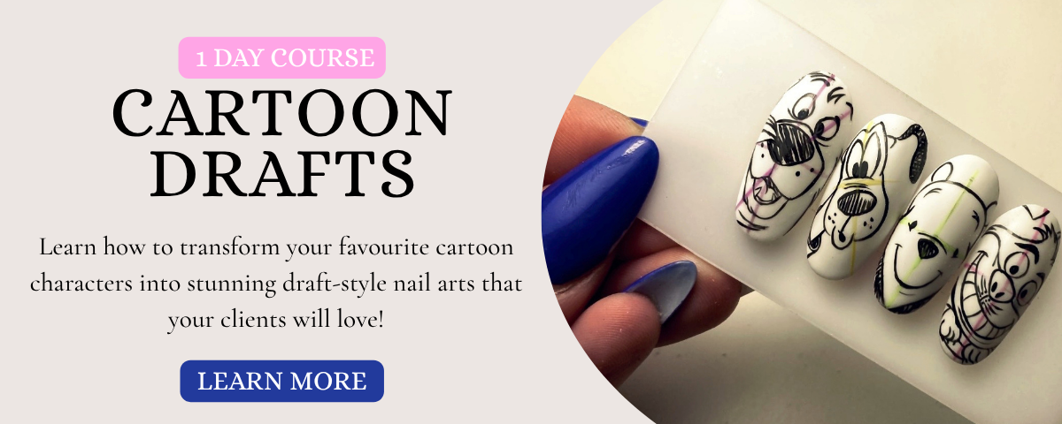cartoon nail arts course in london