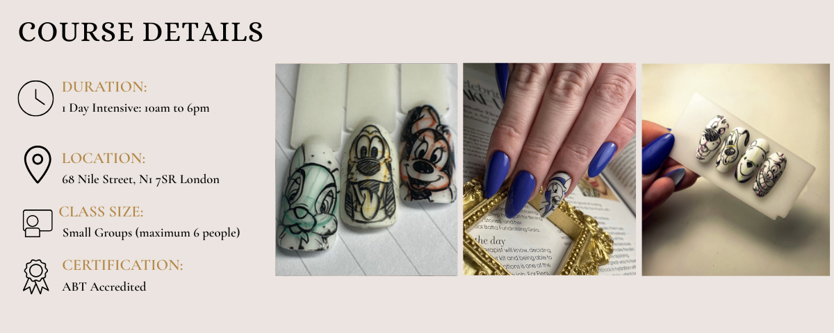 cartoon nails london course